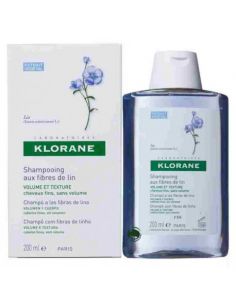 KLORANE CHAMPU A LAS FIBRAS DE LINO  200 ML