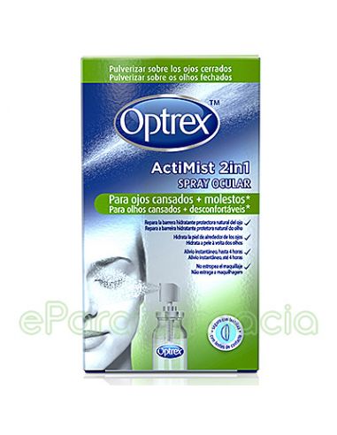 OPTREX ACTIMIST 2 EN 1 SPRAY OCULAR OJOS CANSADOS Y MOLESTOS 10 ML