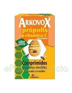 ARKOVOX PROPOLIS + VITAMINA C  MIEL Y LIMON 20 COMPRIMIDOS