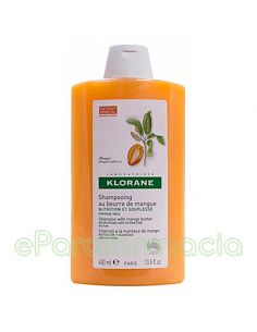 KLORANE CHAMPU NUTRITIVO A LA MANTECA DE MANGO  400 ML
