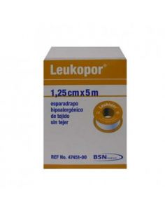 ESPARADRAPO HIPOALERGICO LEUKOPOR PAPEL 5 M X 1.25 CM
