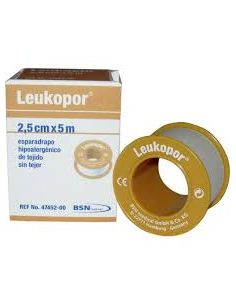 ESPARADRAPO HIPOALERGICO LEUKOPOR PAPEL  5 X 2.5 CM