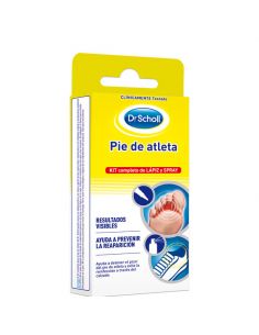 DR SCHOLL PIE DE ATLETA  KIT COMPLETO LAPIZ SPRAY