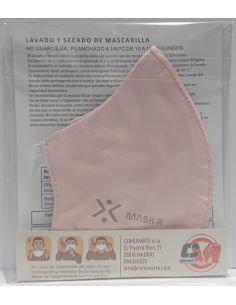 MASCARILLA FFP2 LAVABLE REUTILIZABLE COLOR ROSA TALLA M