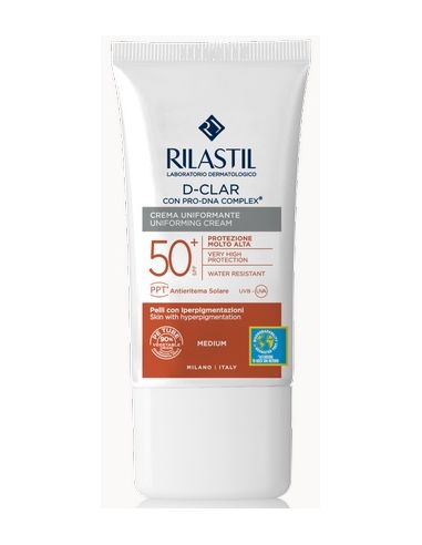 RILASTIL D-CLAR 50+ CREMA UNIFICANTE MEDIUM  1 ENVASE 40 ML