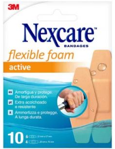 3M NEXCARE ACTIVE 360º APOSITO ADHESIVO SURTIDO 10 APOSITOS