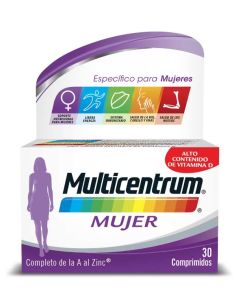MULTICENTRUM MUJER  30 COMPRIMIDOS
