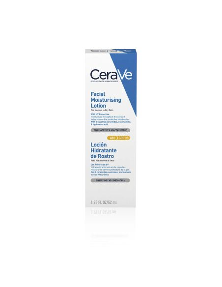 CERAVE LOCION HIDRATANTE DE ROSTRO SPF 25  1 ENVASE 52 ML