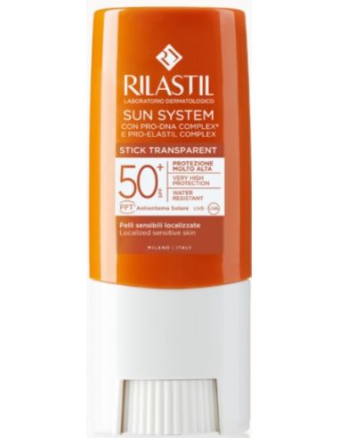 RILASTIL SUN SYSTEM 50+ STICK TRANSPARENTE  1 ENVASE 8,5 ML