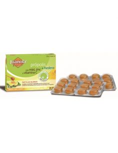 JUANOLA PROPOLIS HIEDRA PASTILLAS MIEL LIMON  24 PASTILLAS