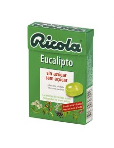 RICOLA CARAMELOS SIN AZUCAR  EUCALIPTUS 50 G