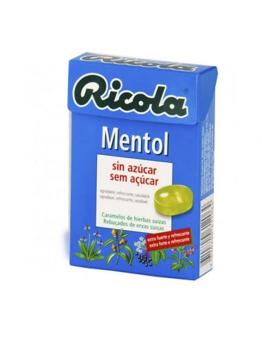 RICOLA CARAMELOS SIN AZUCAR  MENTOL 50 G