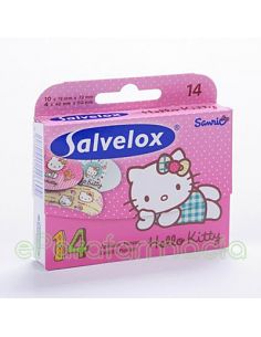 SALVELOX APOSITO ADHESIVO HELLO KITTY 14 U